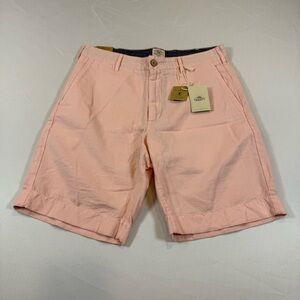 Faherty Cotton & Linen Shorts Size 30 Men’s Pink NWT $98